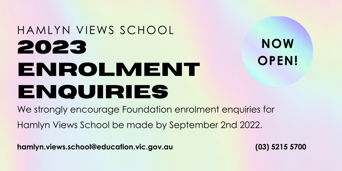 2023 Enrolment Enquiries Poster